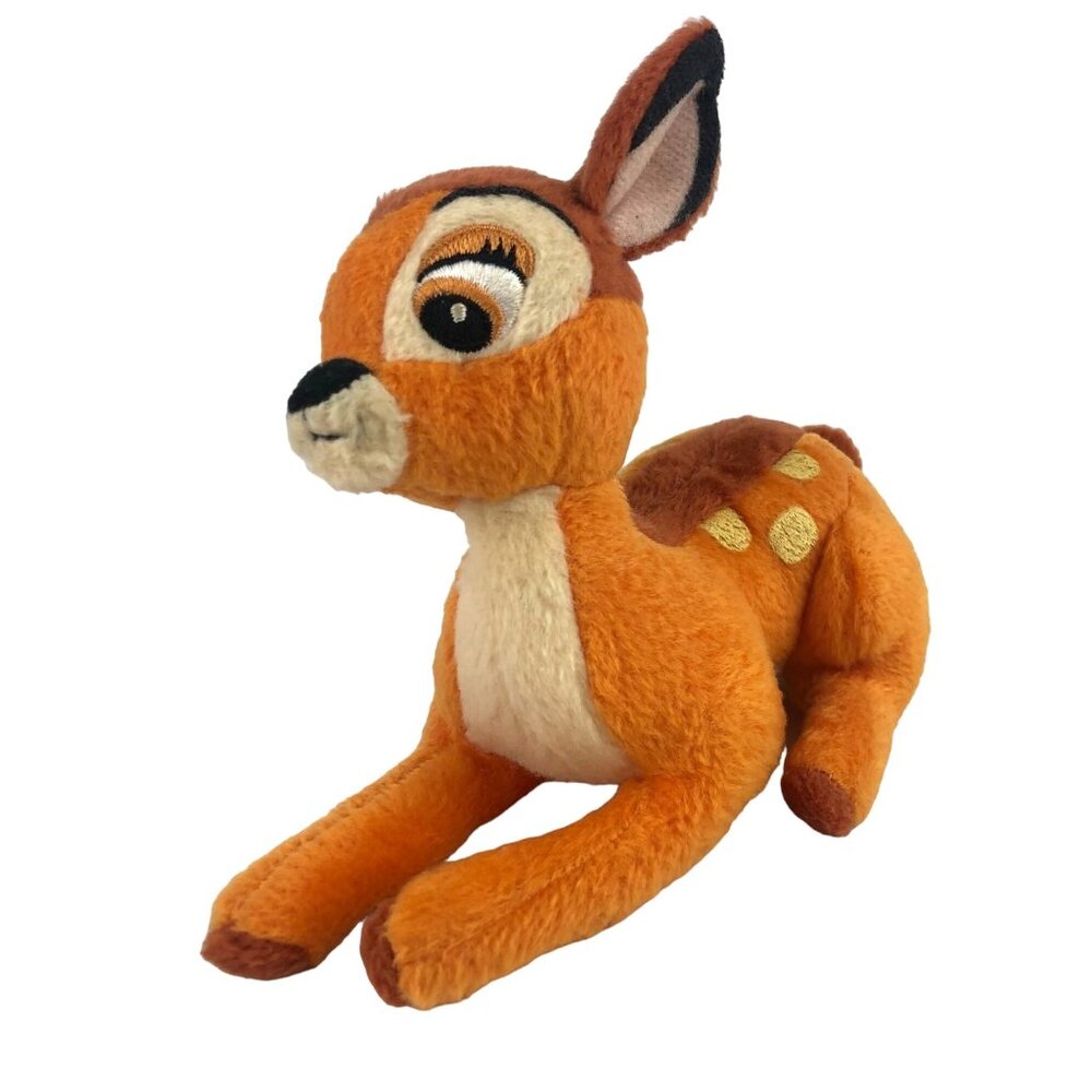 Disney Store Bambi Plush Stuffed Animal Vintage 90s Lying Down
